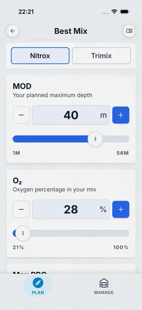 Best Mix Calculator on tablet