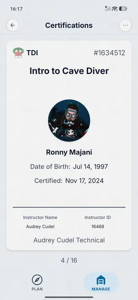 Certifications on phone
